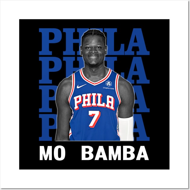 Philadelphia 76ers Mo Bamba Wall Art by Thejockandnerd